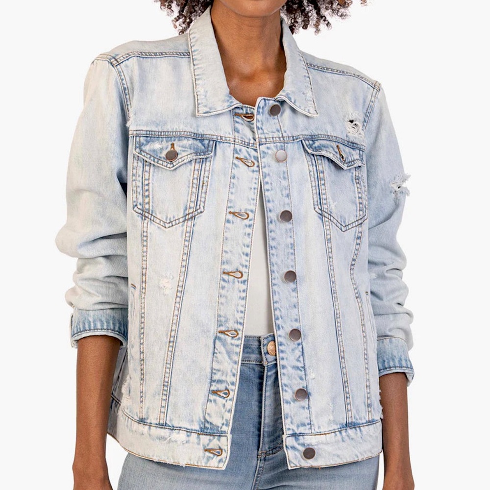 KUT from the Kloth Emma Boyfriend Denim Jacket